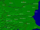 Bulgarien Städte + Grenzen 800x600